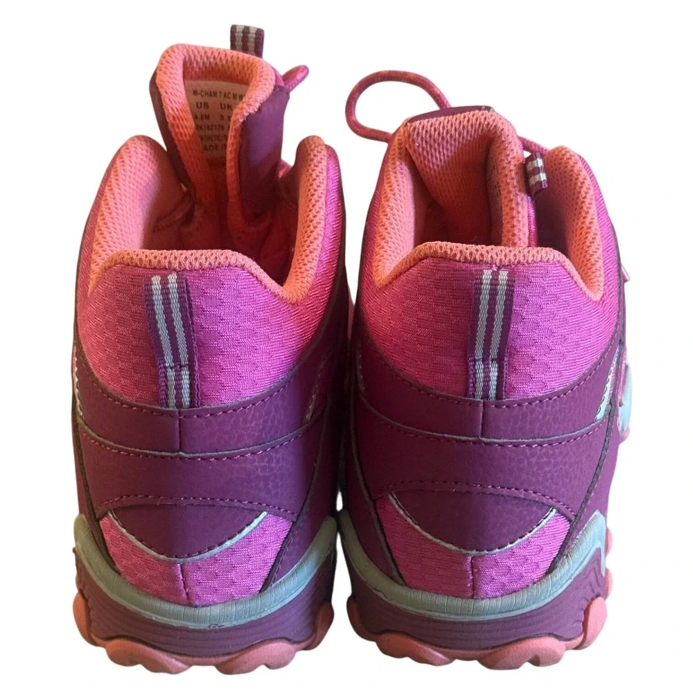 Merrell Chameleon 7 Access Mid Waterproof Hiking Boots Berry Pink Kids 4.5M - Picture 5 of 9